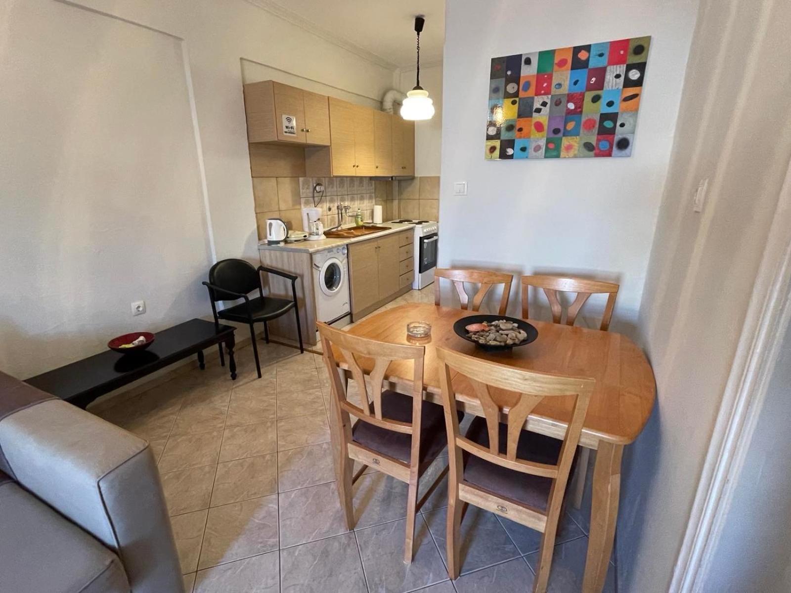 Dimitris Apartment 80M From The Beach Nea Peramos מראה חיצוני תמונה